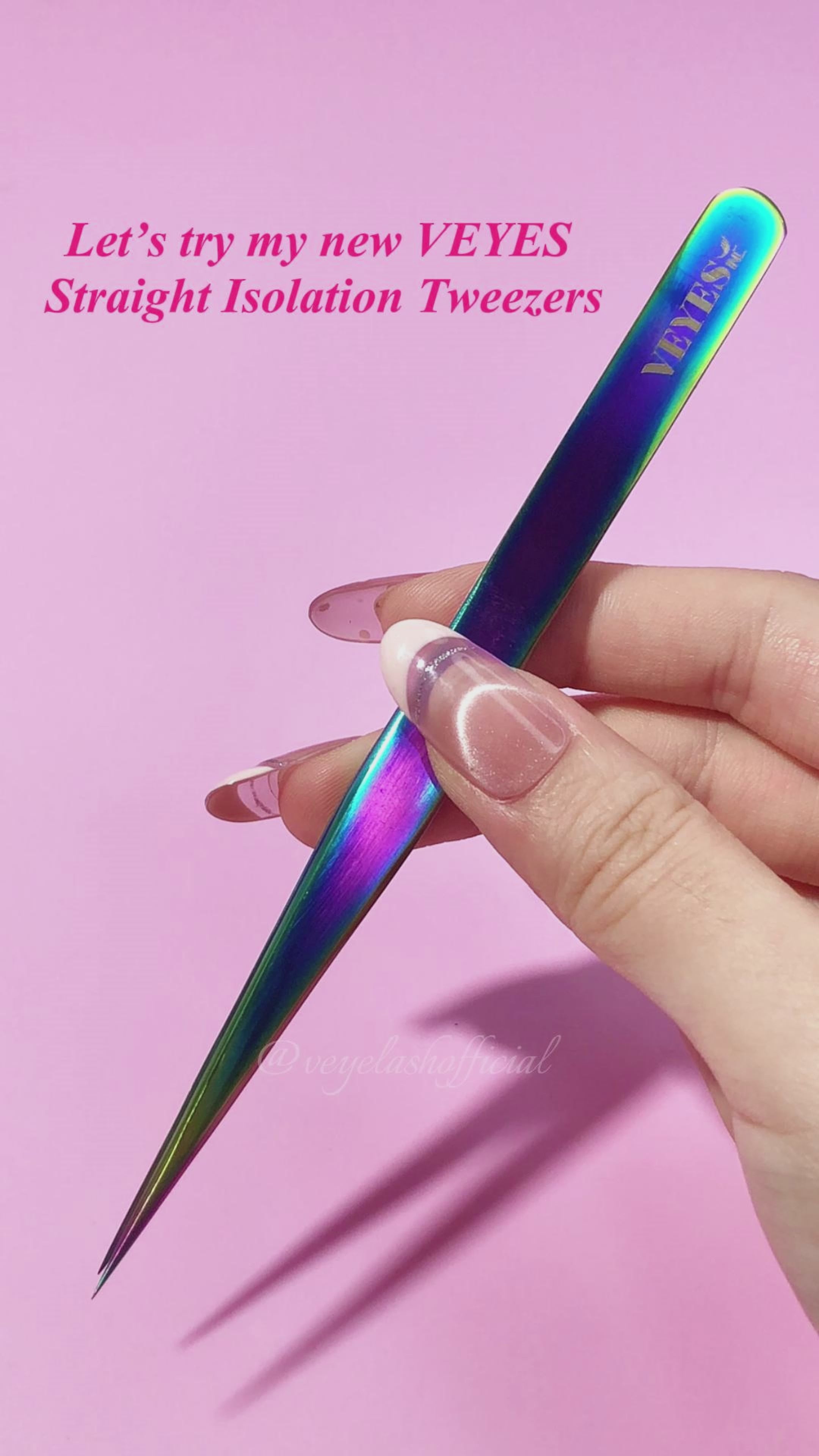 Veyelash Straight Isolation Tweezer