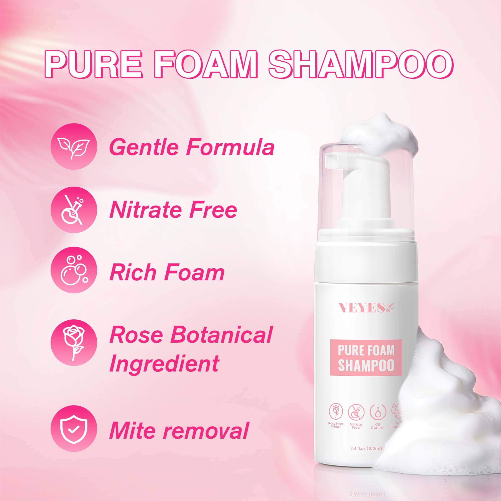 Pure Foam Shampoo VEYELASH®