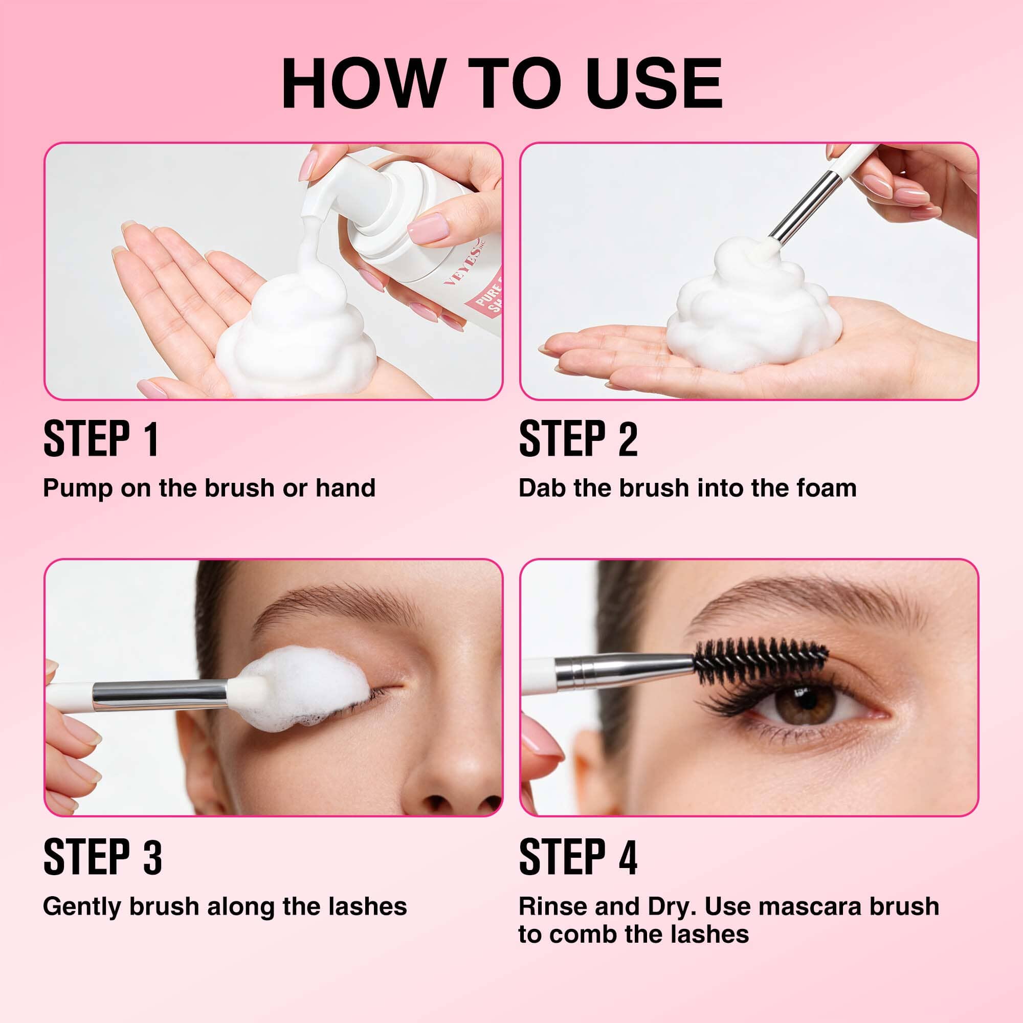 Pure Foam Shampoo VEYELASH®