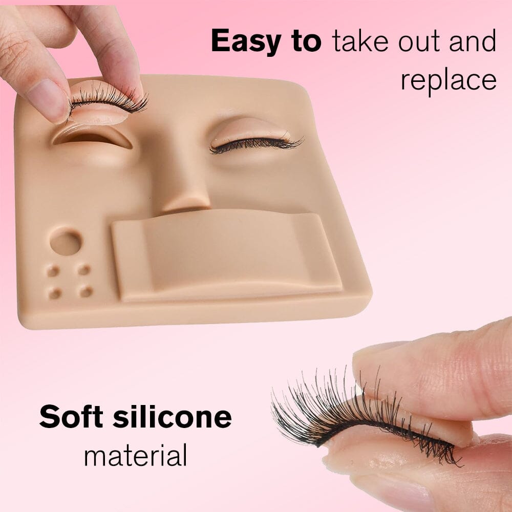 Replacement Eyelids For Mannequin Head Practice mannequin VEYELASH