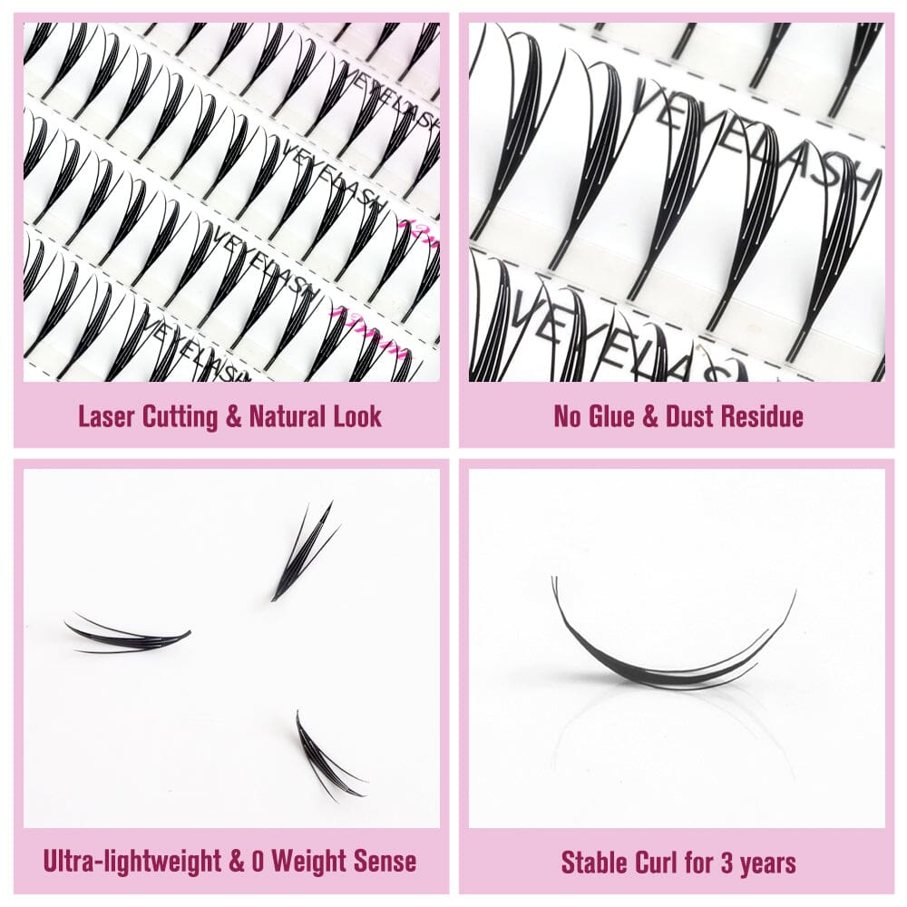 Swannie Lash Premade volume fans VEYELASH
