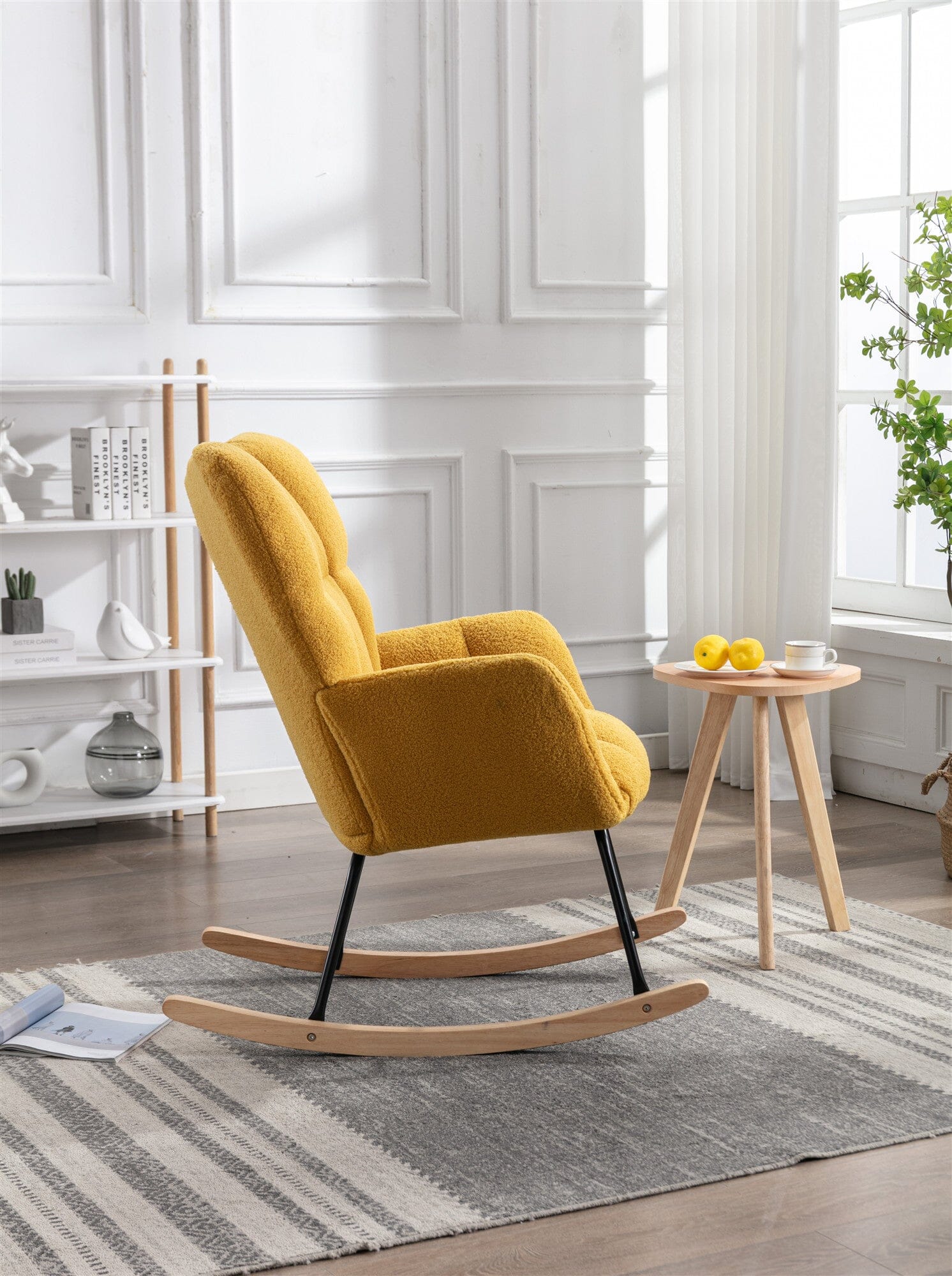 Teddy Fabric Rocking Chair VEYELASH®
