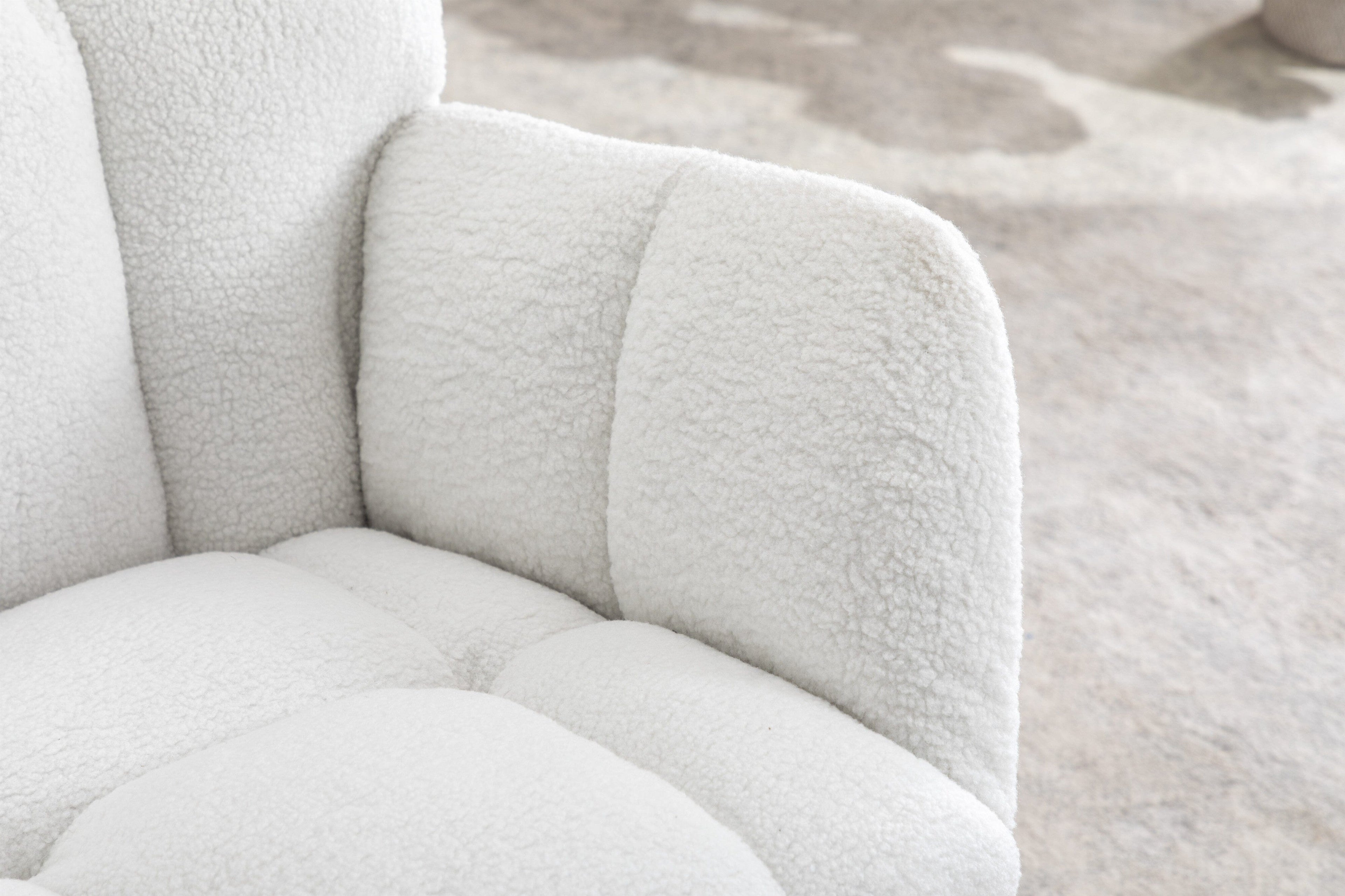 Teddy Fabric Rocking Chair VEYELASH®