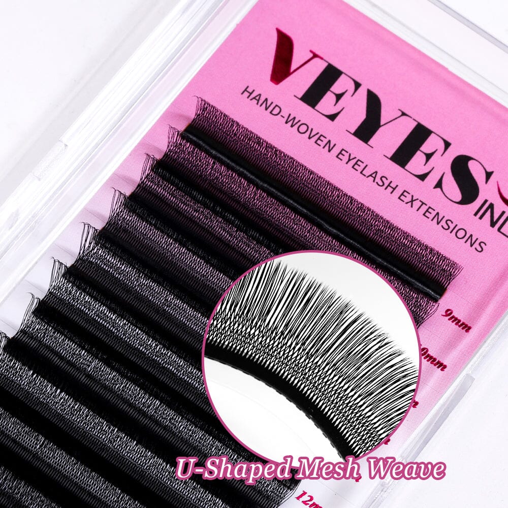 U Shaped 4D Lash Extensions Individual eyelashes VEYELASH