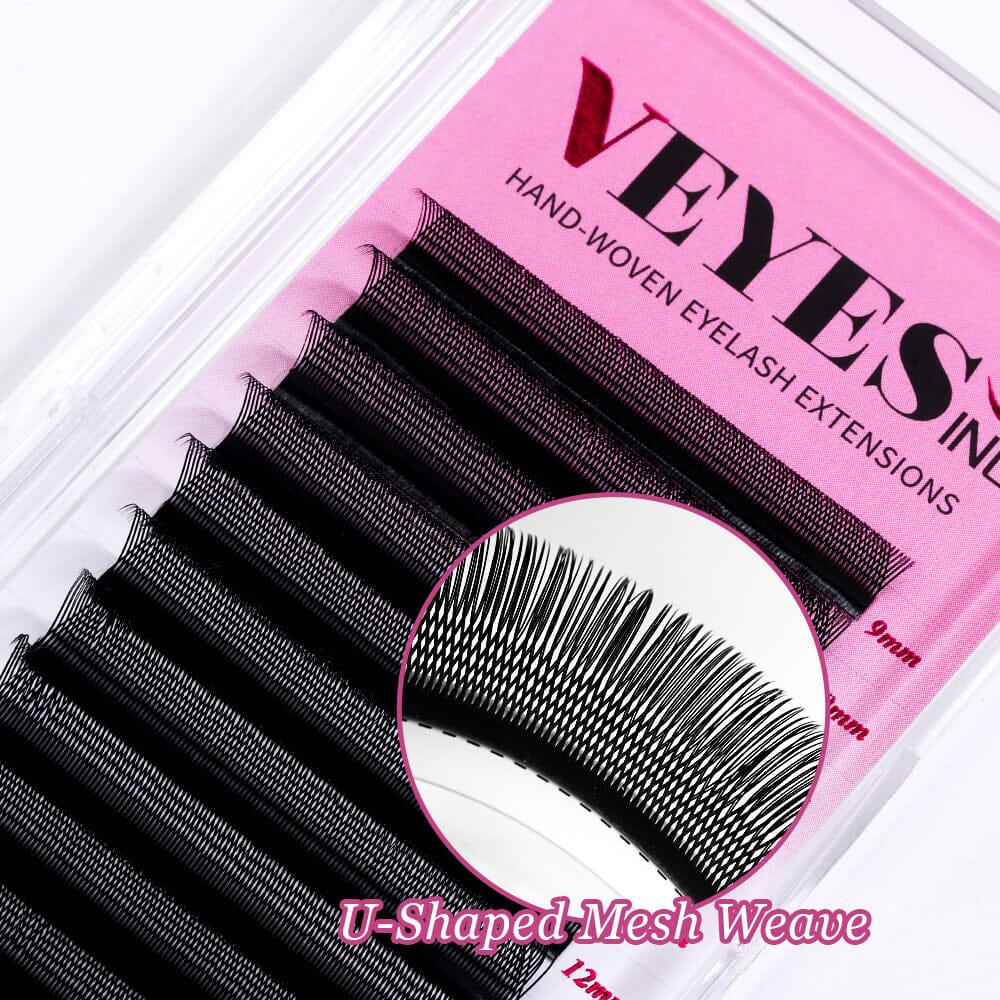 U Shaped YY Lash Extensions Individual eyelashes VEYELASH