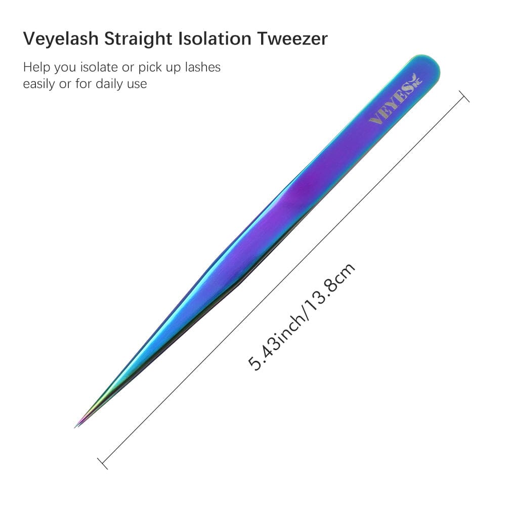 Veyelash Straight Isolation Tweezer Tweezers VEYELASH