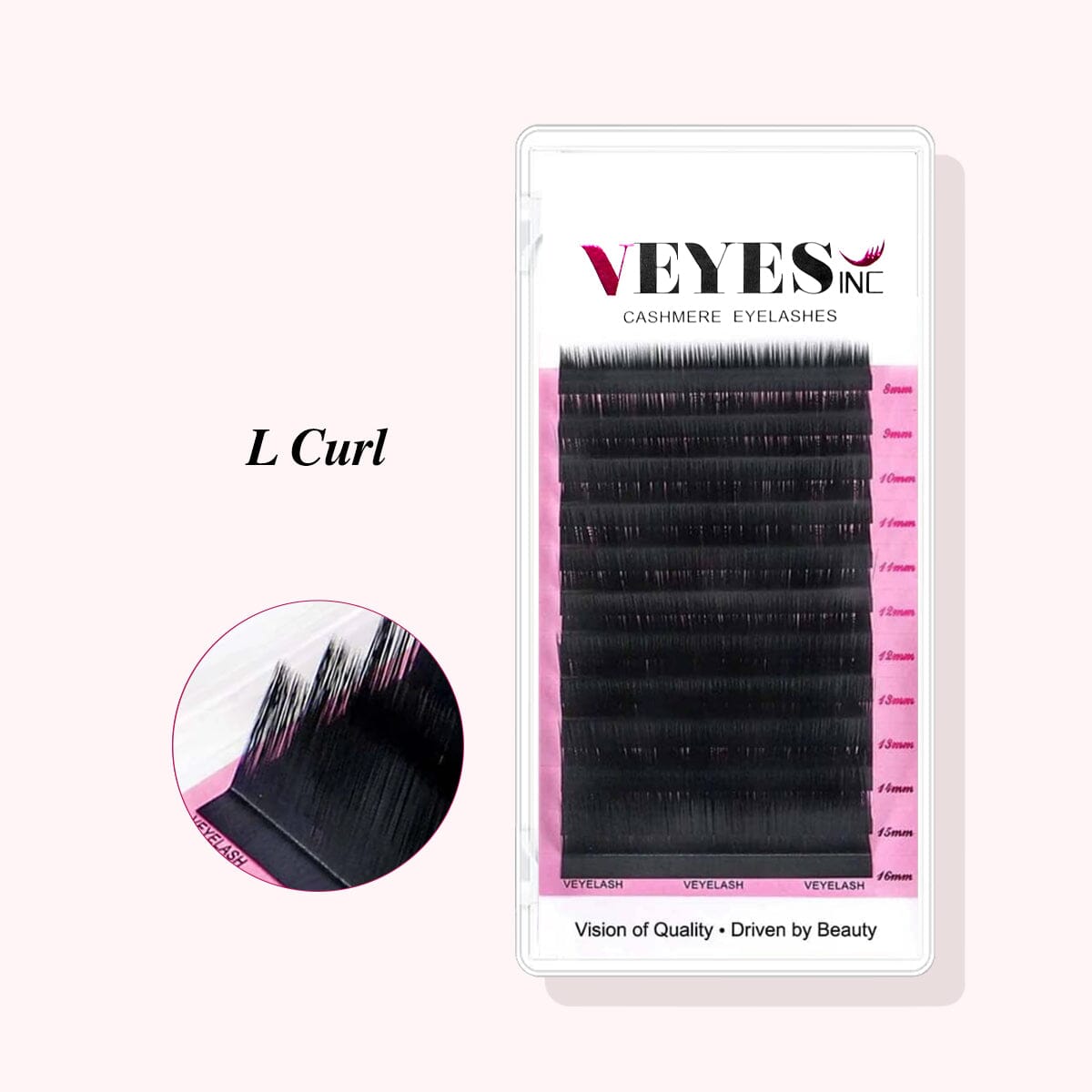VEYESINC Cashmere Lashes - L Curl Individual eyelashes VEYELASH®