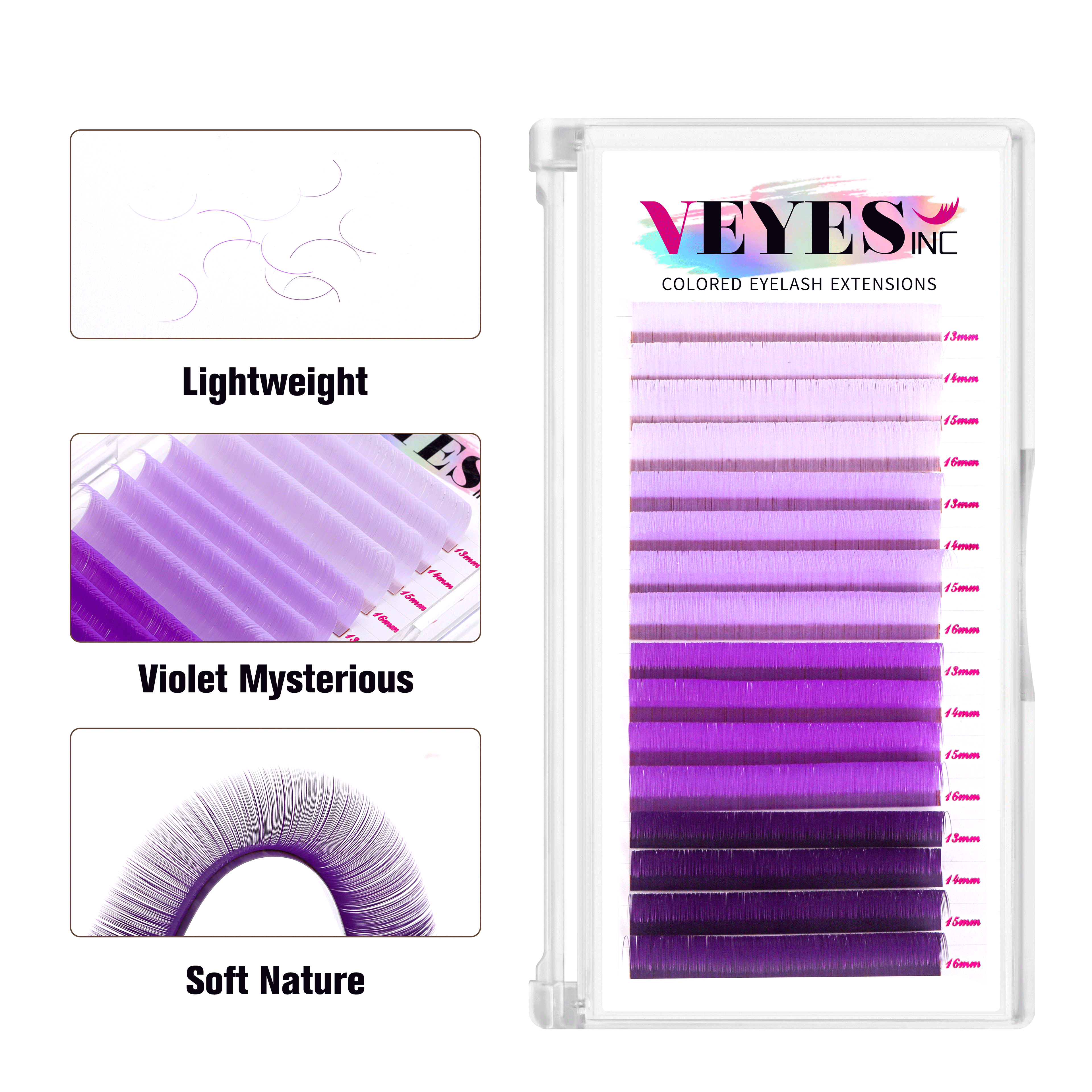 Violet Mysterious Lash Individual eyelashes VEYELASH®