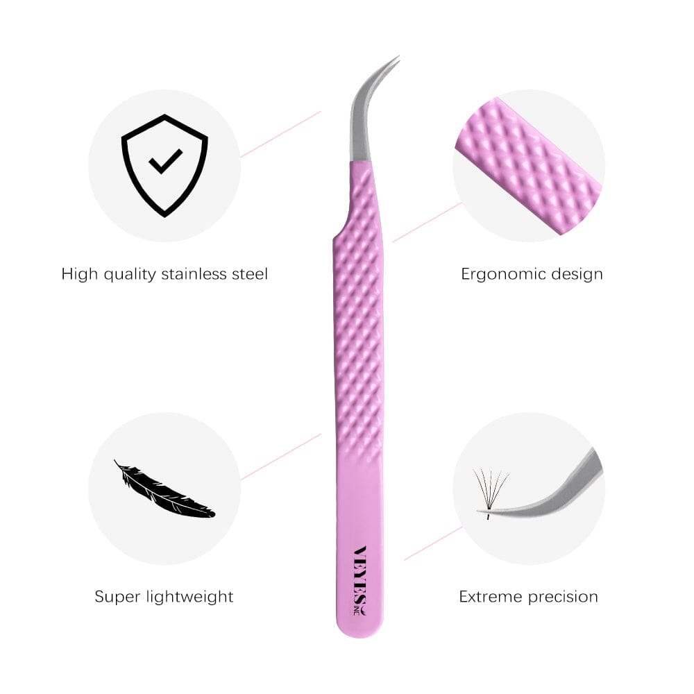 Volume J45 Purple Lash Tweezer Tweezers VEYELASH