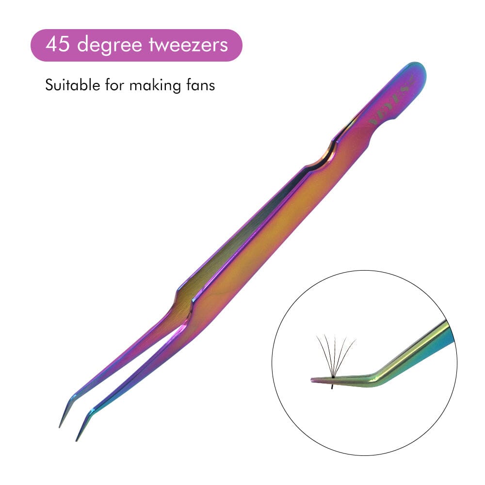 Volume Lash Tweezer 45 Degree Tweezers VEYELASH