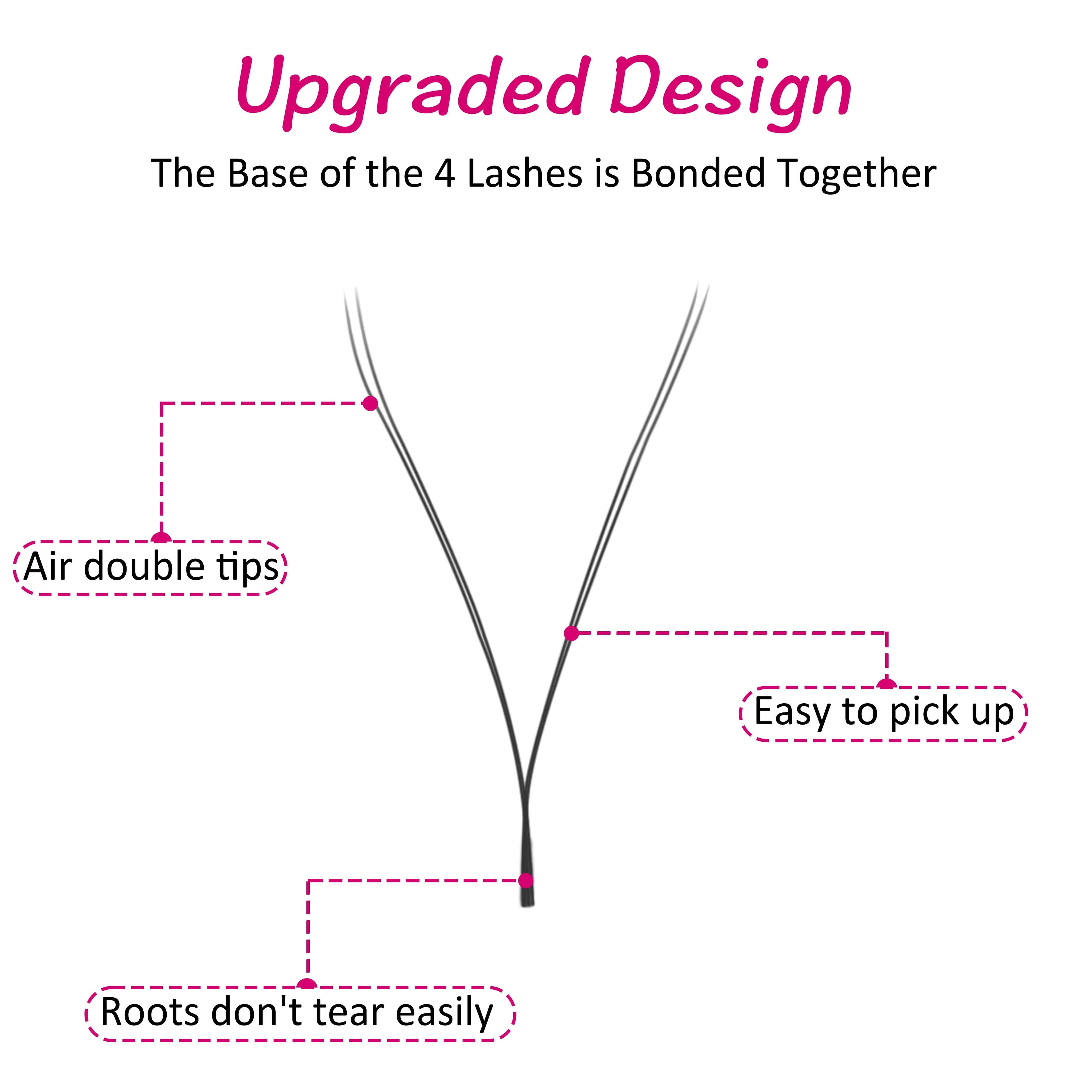 W Shaped YY Lash Extensions Individual eyelashes VEYELASH