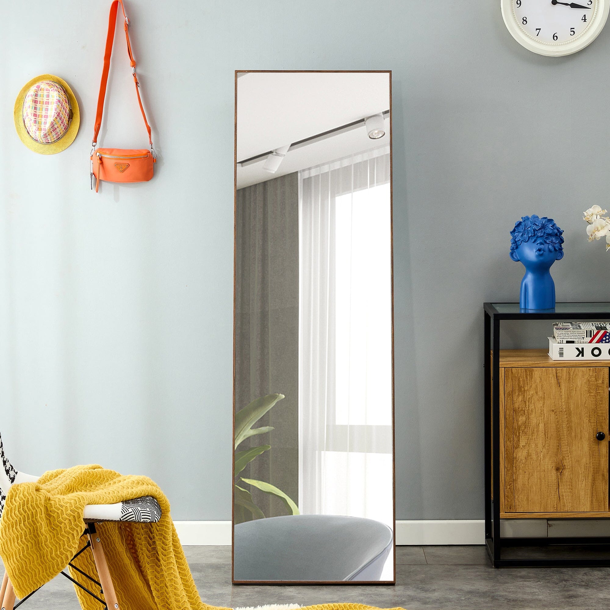 Wood Frame Full-length Mirror VEYELASH®