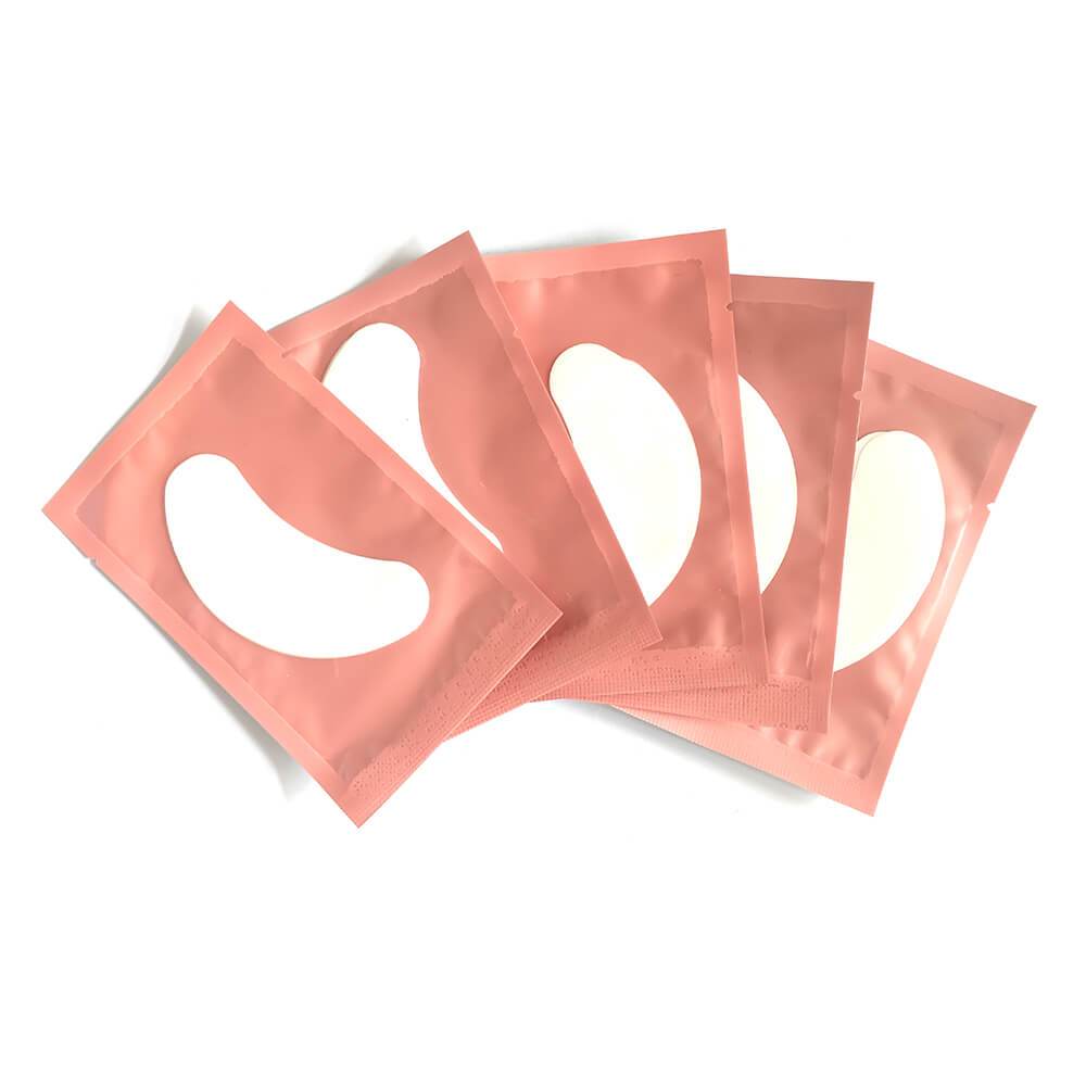 50PC Under Eye Gel Pads Eyepatch VEYELASH? Pink