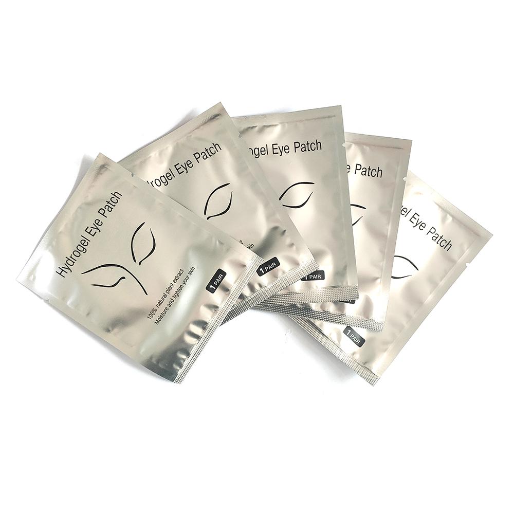 50PC Under Eye Gel Pads Eyepatch VEYELASH? Silver