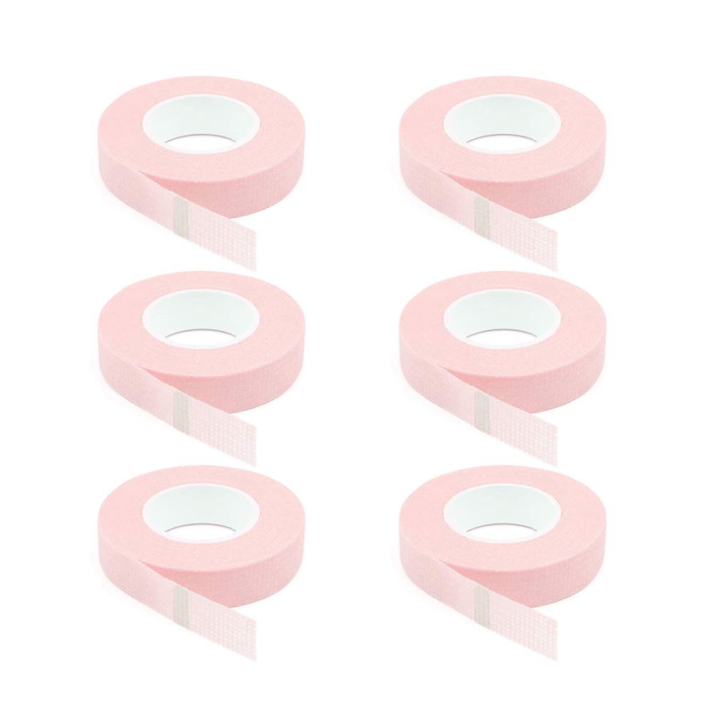 6 Rolls Micropore Eyelash Tape Pink Eyelash Tape Veyelashfactory