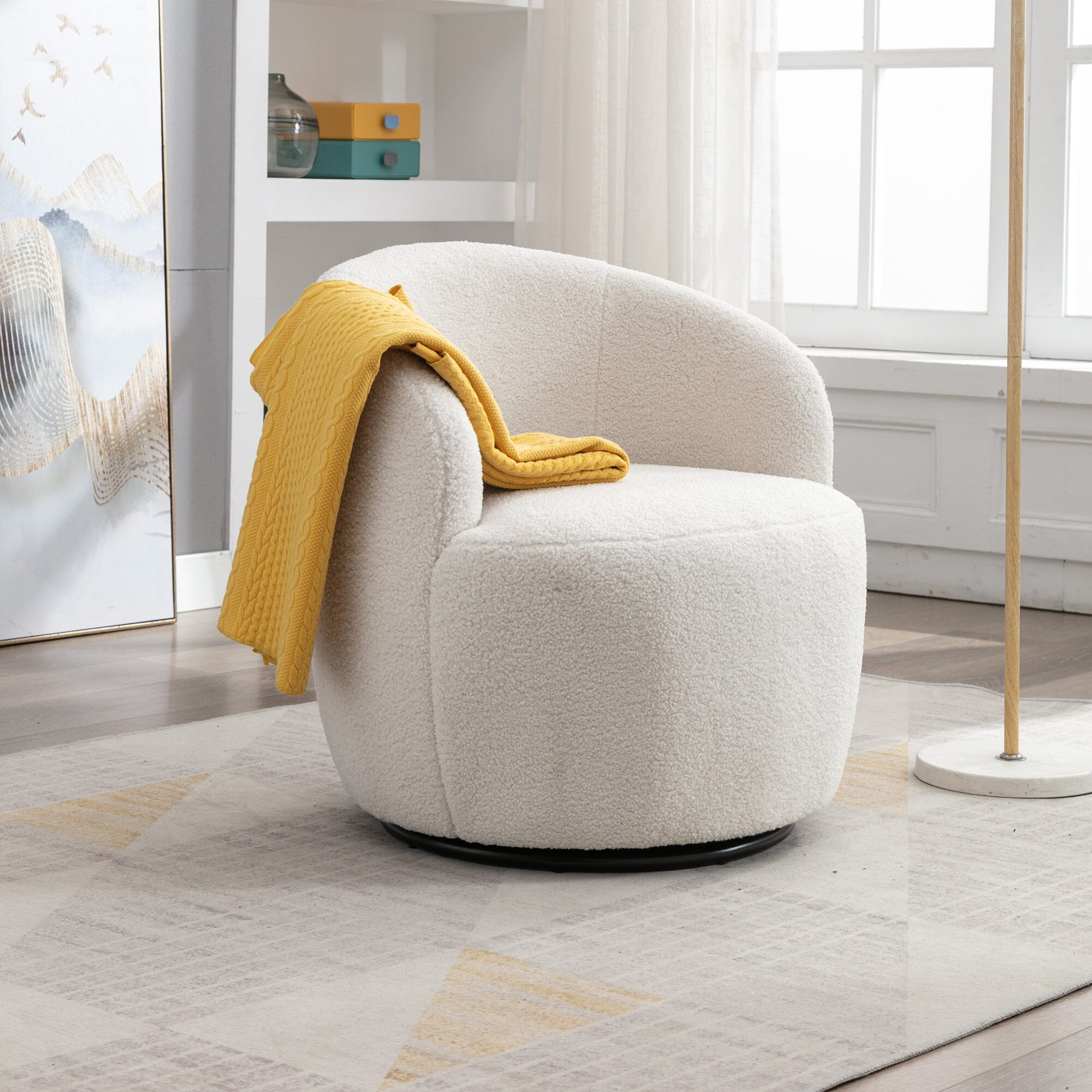 Armchair Barrel Chair with Powder Coating VEYELASH®