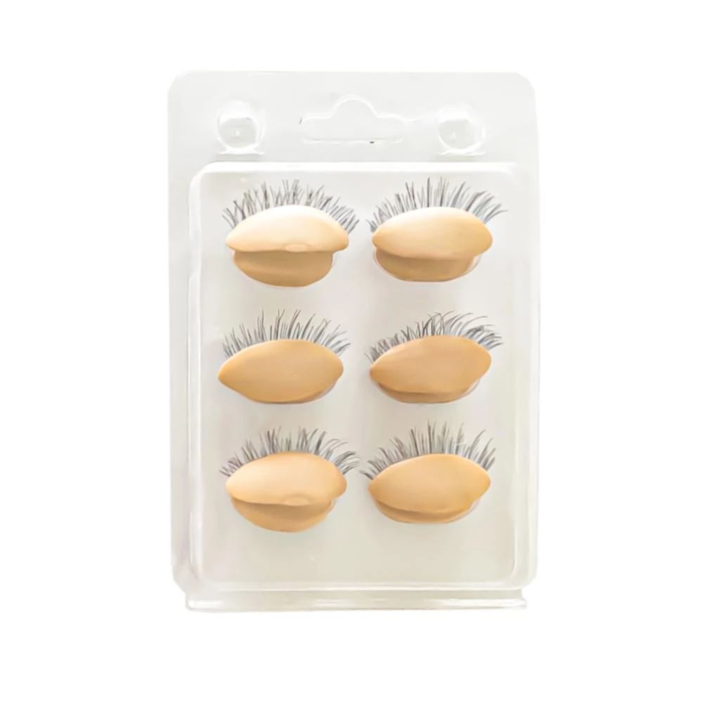 Mannequin of Replace Eyelids Practice mannequin VEYELASH? Natural 3 pairs eyes