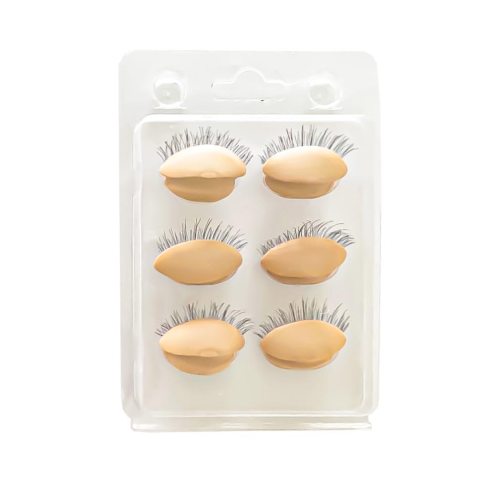 Replacement Eyelids For Mannequin Head Practice mannequin VEYELASH? Natural