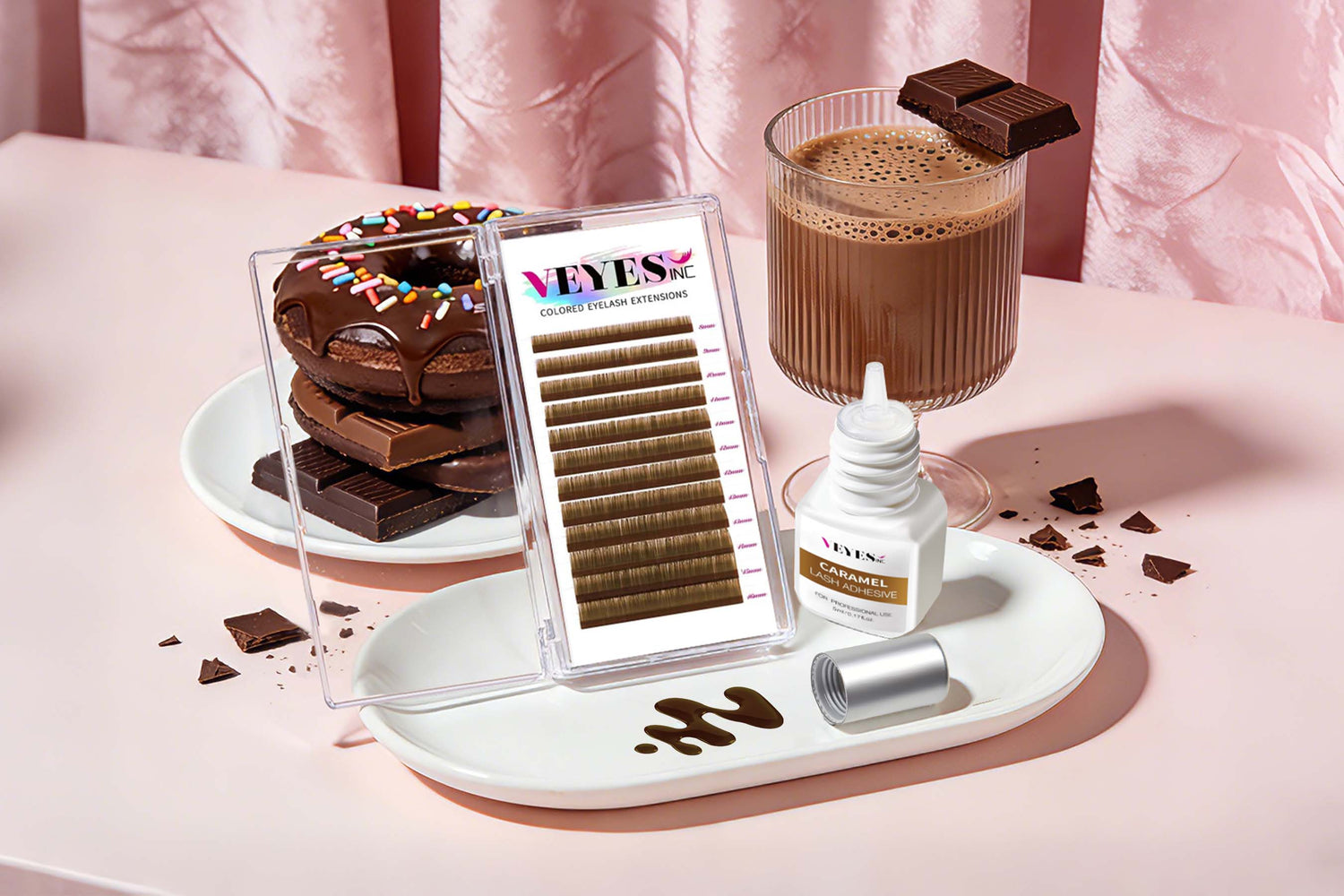 Natural Look CP: VEYES Brown Lashes + Brown Glue Set