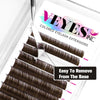 0.15mm Brown Eyelash Extensions CA95131 Individual eyelashes VEYELASH® 