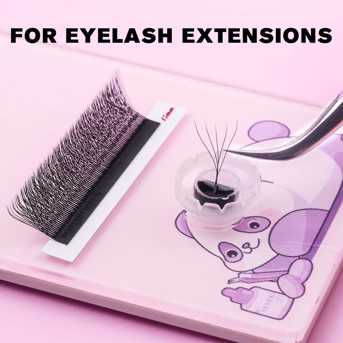 100PC Sunflower Fanning Cup Eyelash brushes VEYELASH 