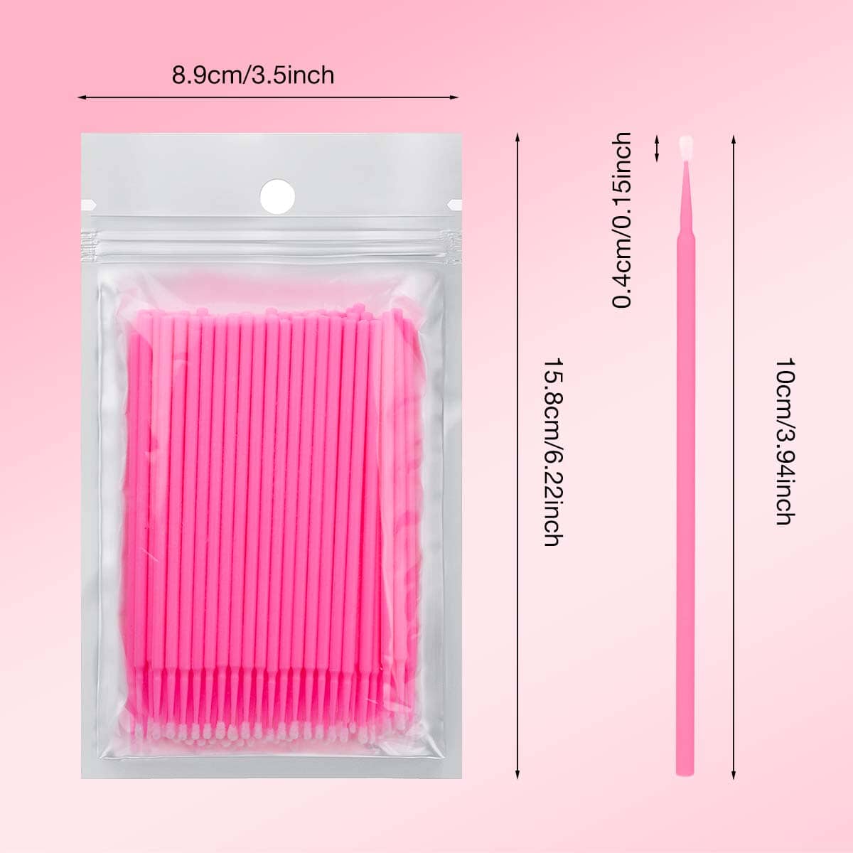 100PCS Disposable Micro Wands VEYELASH® 