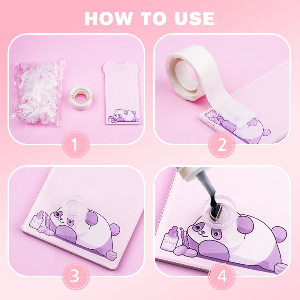 100Pcs Glue Points Eyelash brushes VEYELASH 