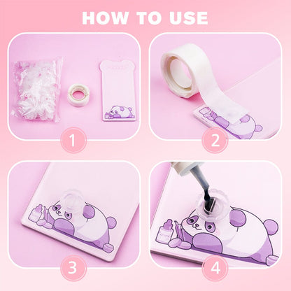 100Pcs Glue Points Eyelash brushes VEYELASH 