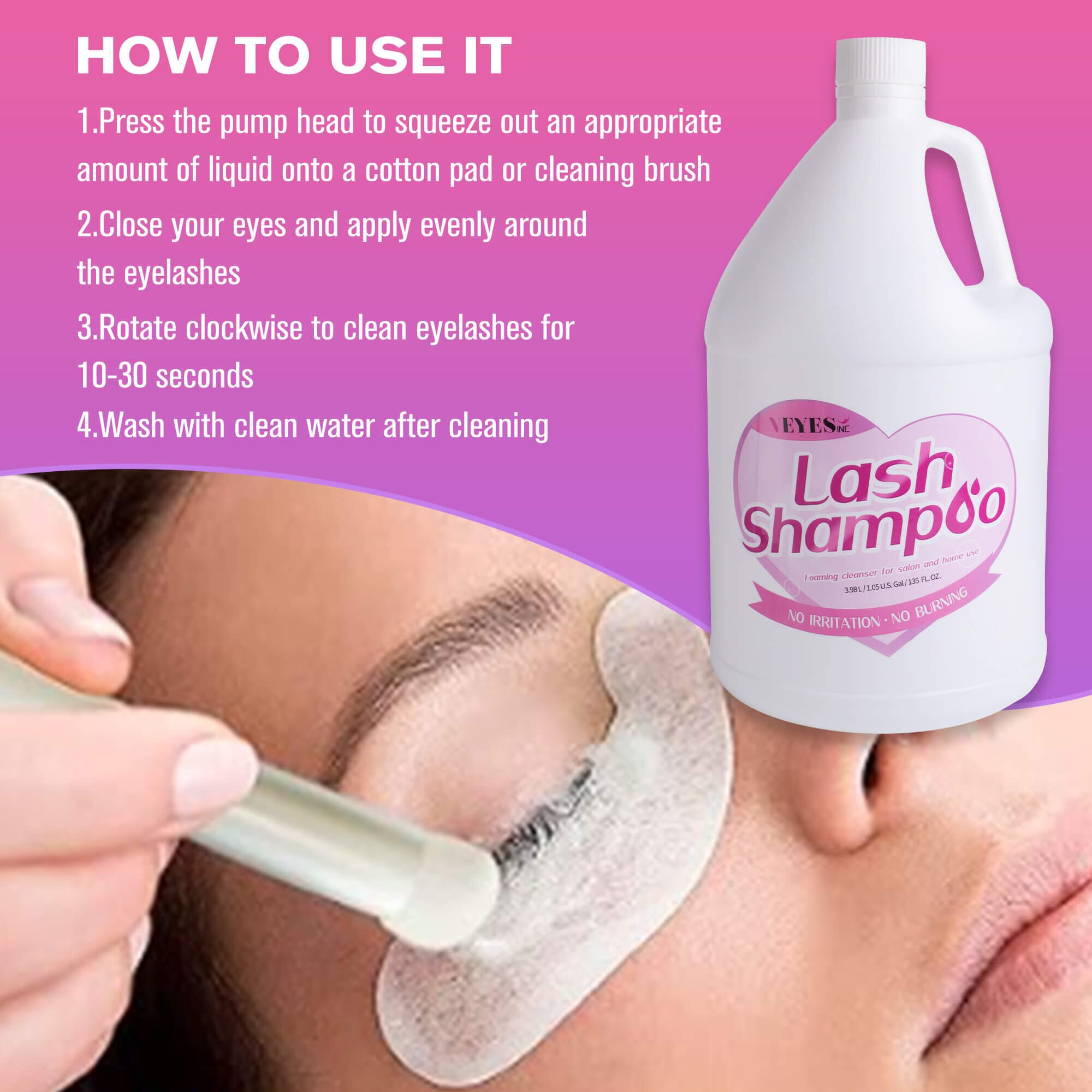 1.05 Gal Lash Shampoo VEYELASH® 