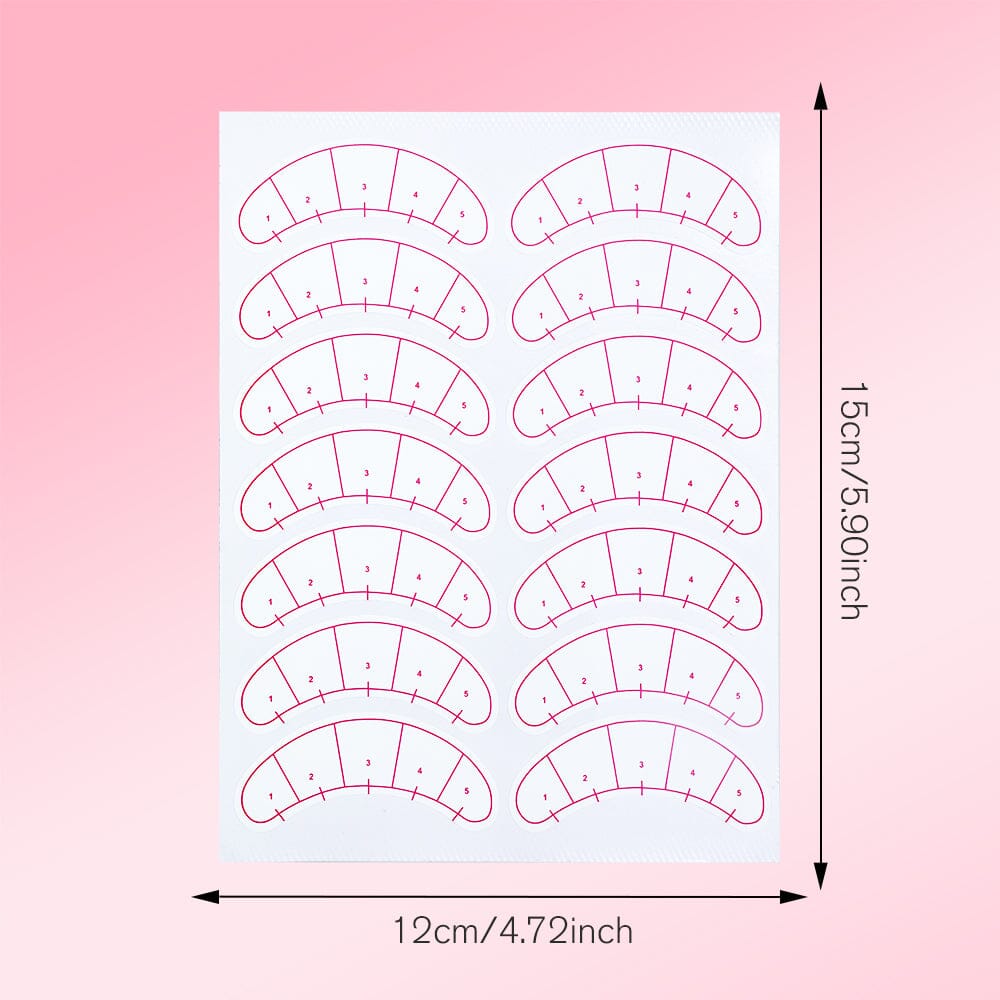 10PCS Lash Map Paper VEYELASH 