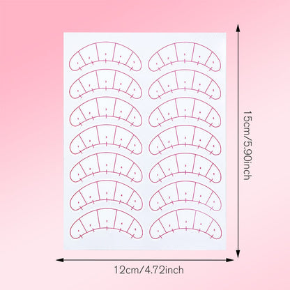 10PCS Lash Map Paper VEYELASH 