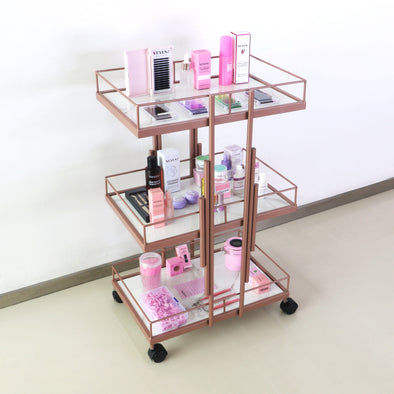 3-Shelf Master Cart With Wheels VEYELASH® 