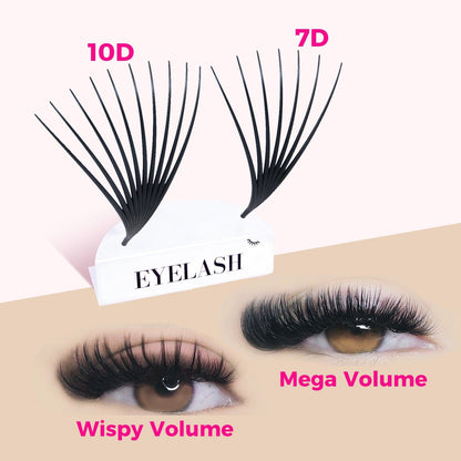 3D Lash Model Display VEYELASH® Volume 7/10D model 