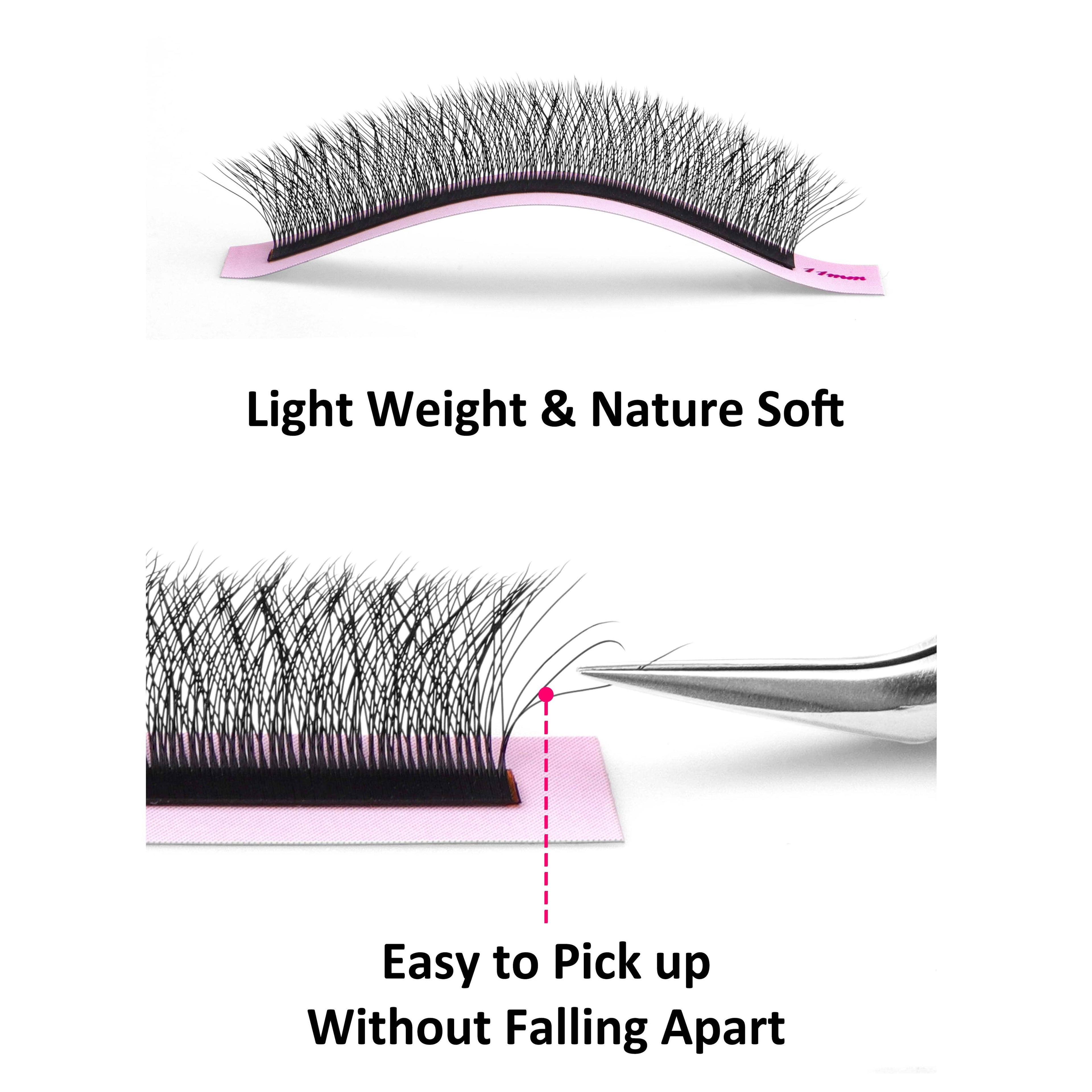 4D W Lash Extension Individual eyelashes VEYELASH 