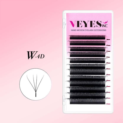4D W Lash Extensions Individual eyelashes VEYELASH 