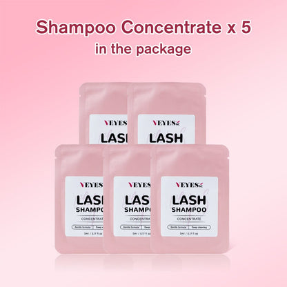 5-Pack Lash Shampoo Concentrate VEYELASH® 