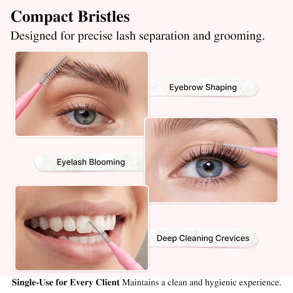 50PCS Disposable Lash Brushes Lash Extension Adhesive VEYELASH® 