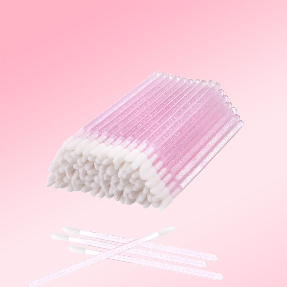 50PCS Glitter Lip Brush VEYELASH 