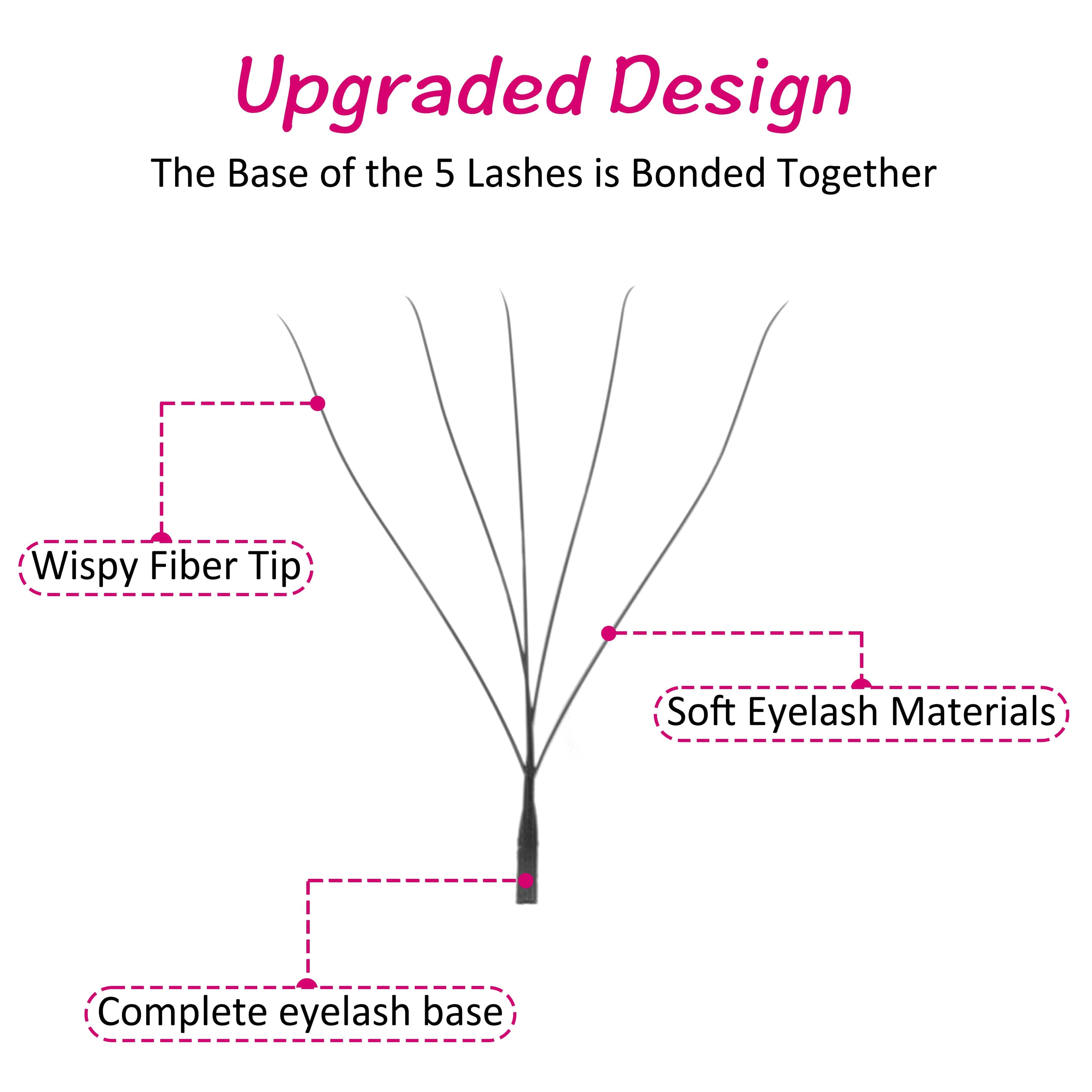 5D W Lash Extension Individual eyelashes VEYELASH 