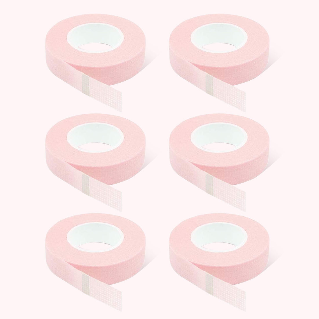 6 Rolls Micropore Eyelash Tape Pink Eyelash Tape VEYELASH® 