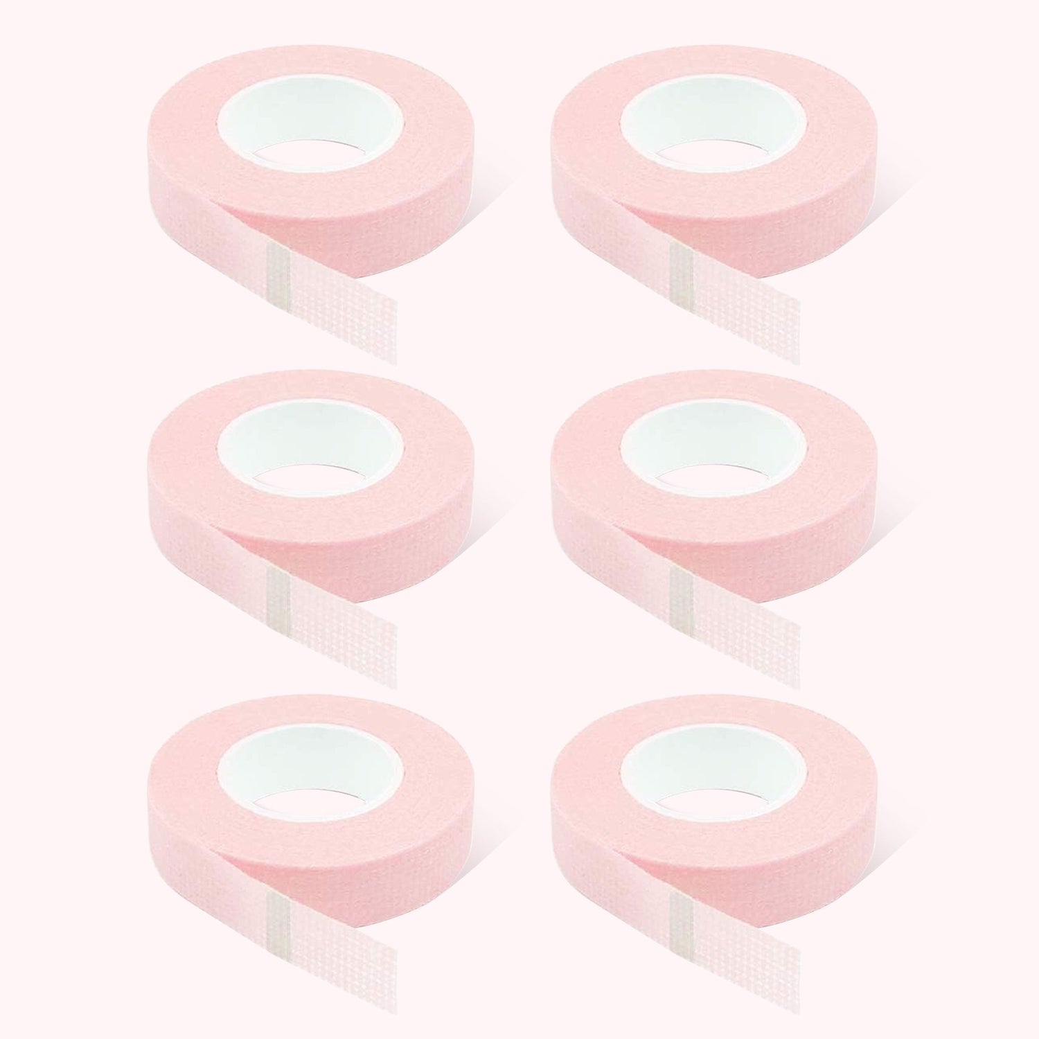 6 Rolls Micropore Eyelash Tape Pink Eyelash Tape VEYELASH® 