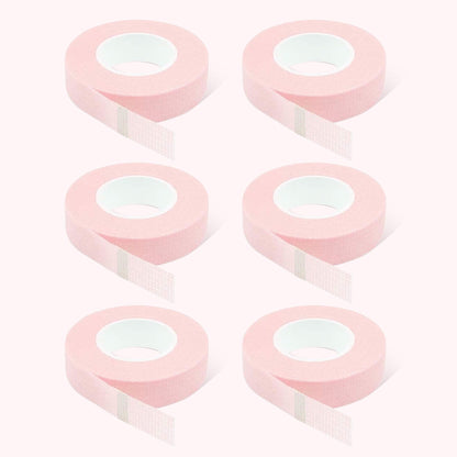 6 Rolls Micropore Eyelash Tape Pink Eyelash Tape VEYELASH® 
