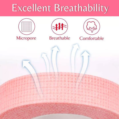 6 Rolls Micropore Eyelash Tape Pink Eyelash Tape VEYELASH® 
