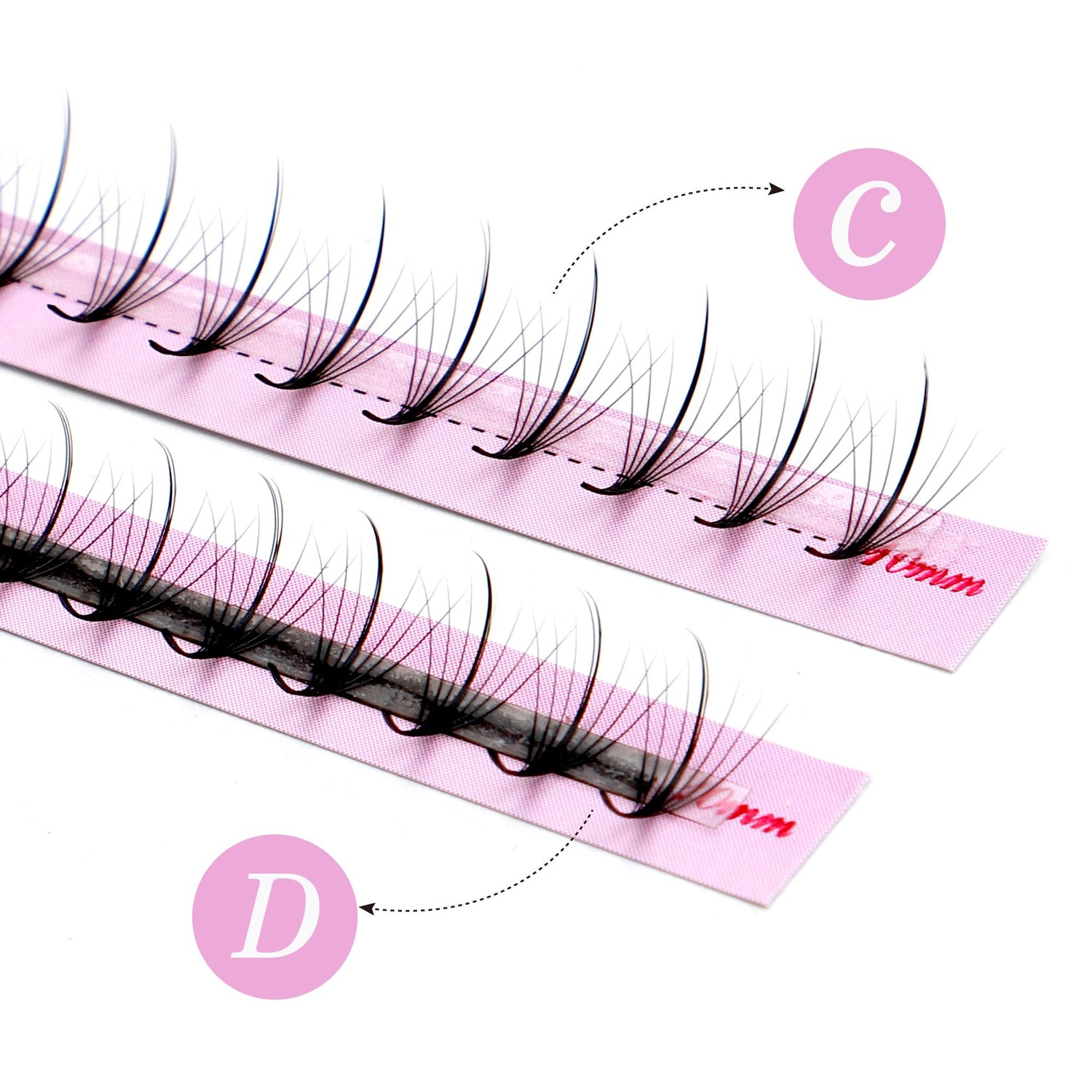 7D Spike Fan Lashes CA95131 Premade volume fans VEYELASH 