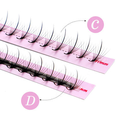 7D Spike Fan Lashes CA95131 Premade volume fans VEYELASH 