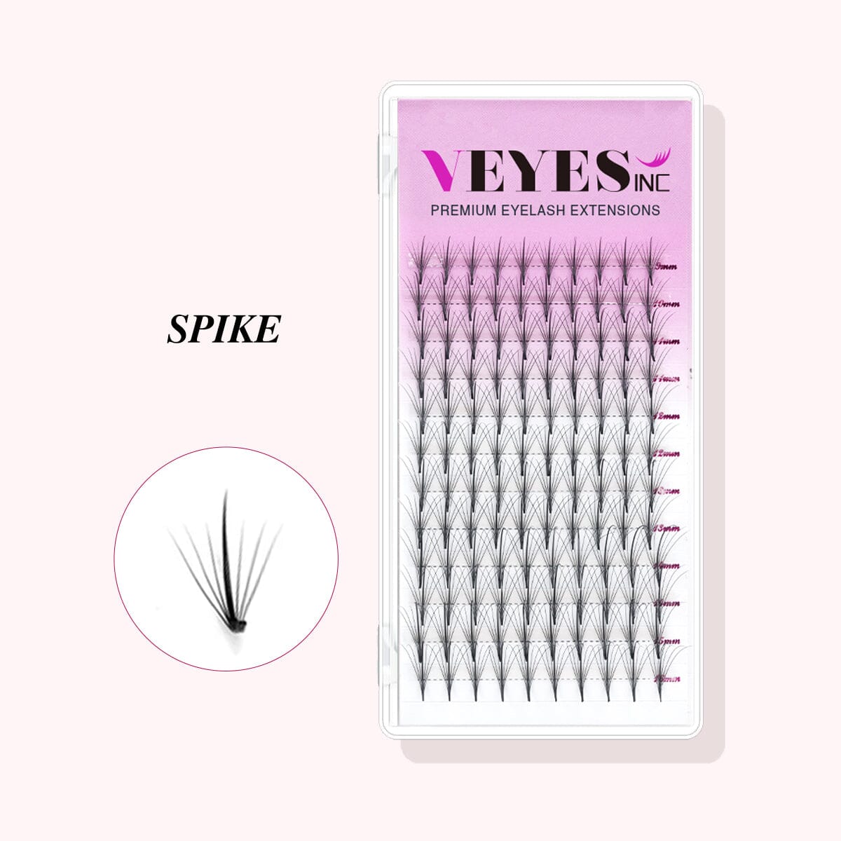7D Spike Fan Lashes Premade volume fans VEYELASH 