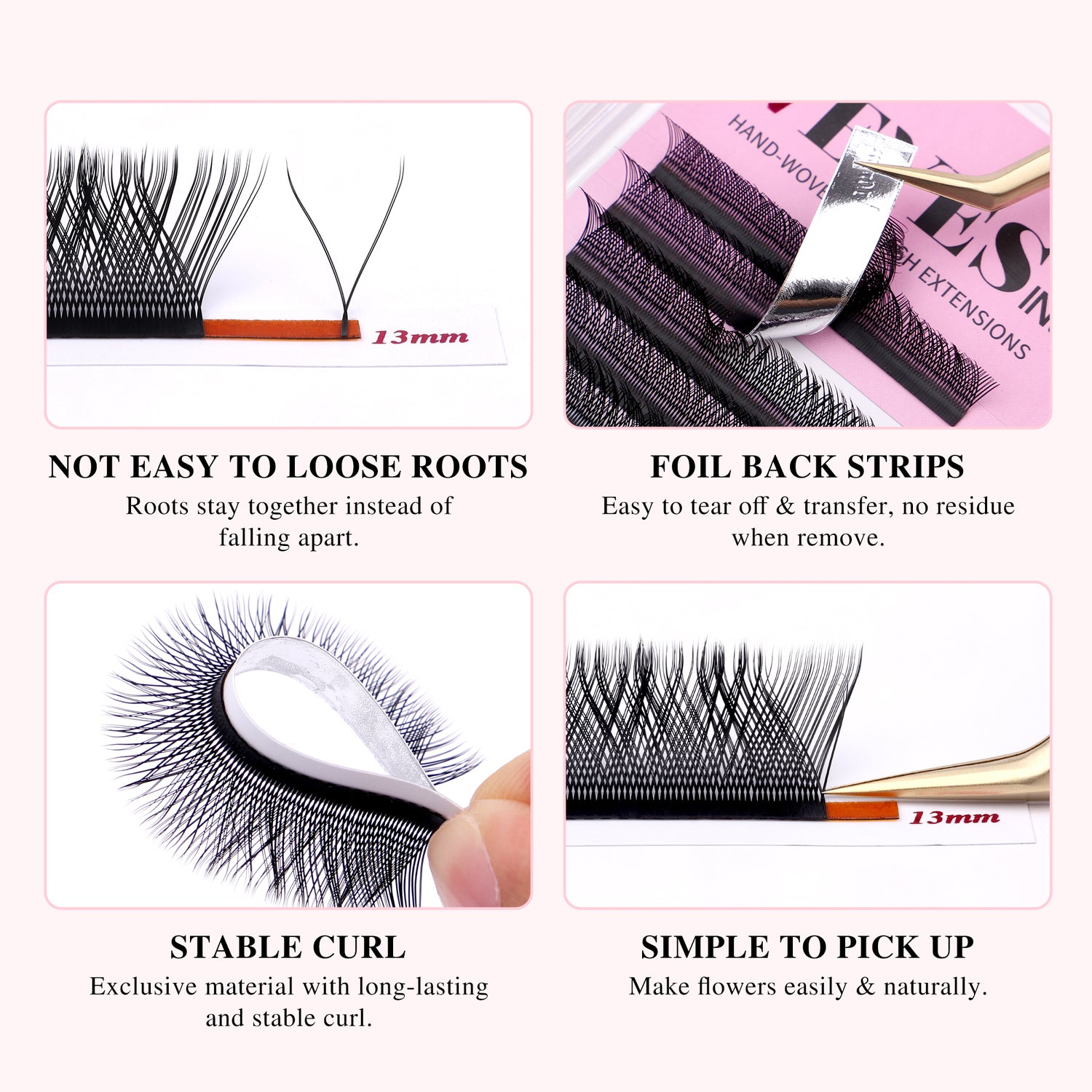 W Shaped YY Lash Extensions