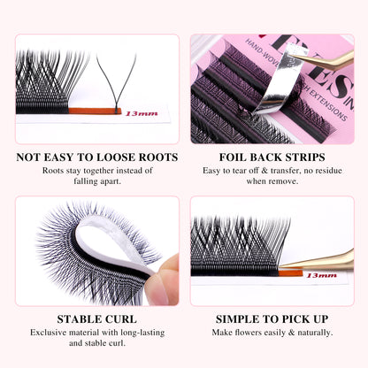 W Shaped YY Lash Extensions