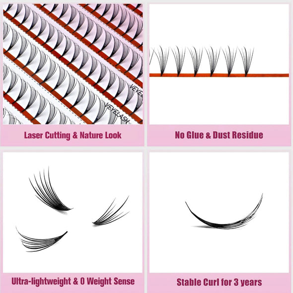 Airlift Manga Lashes CA95131 Premade volume fans VEYELASH 