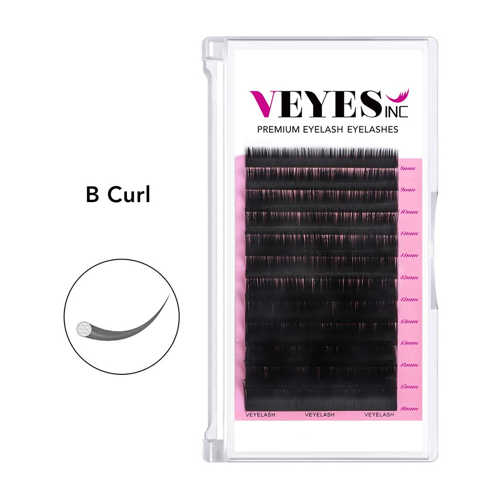 B Curl Lash Extensions Individual eyelashes VEYELASH 